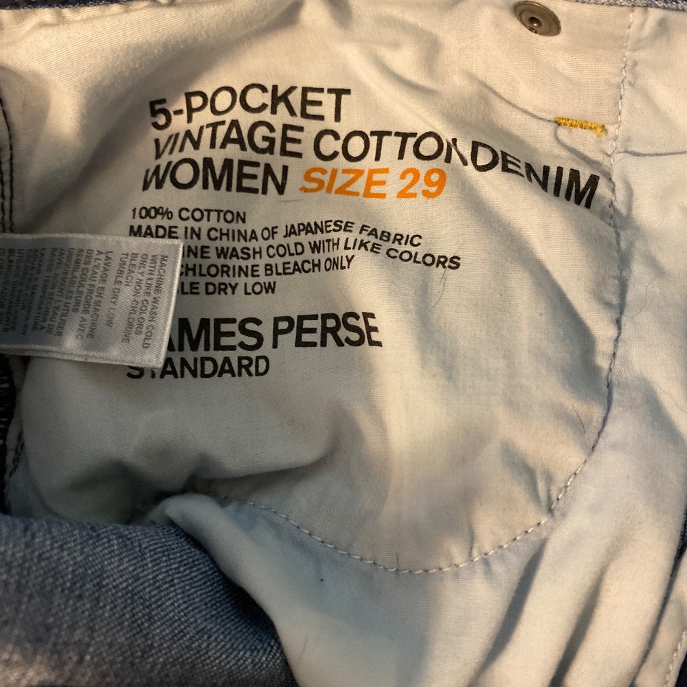 Denim 5 pocket Crop jean by James Pearse